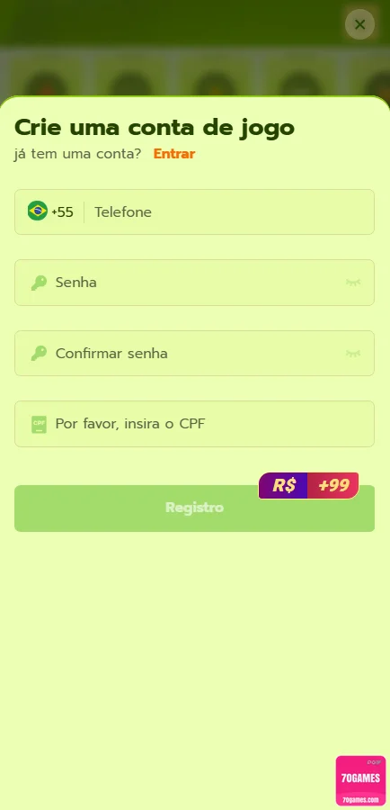 70games Motivos para Escolher o 70games