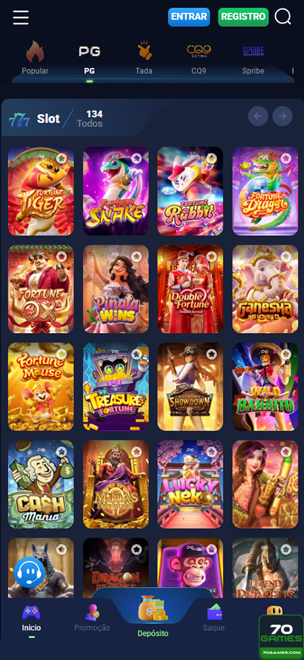 Prêmios Jogos 70games.com